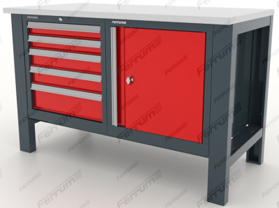 Верстак двухтумбовый Феррум 11.3105-7016/3000 Верстак двухтумбовый Феррум 11.3105-7016/3000