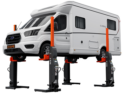 Комплект подкатных колонн Everlift EE-HDM34 (4шт по 3т.). Беcпроводные.
