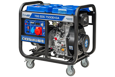 Дизель генератор портативный ТСС SDG 7500EH3A 7,5 кВт