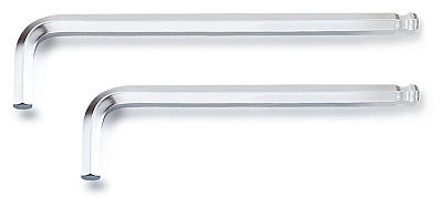 Ключ шестигранный Г-образный экстрадлинный с шаром 6 мм L=186 мм TOPTUL AGBE0619