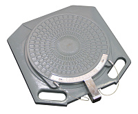 Круги поворотные 400х400х50 мм металлические