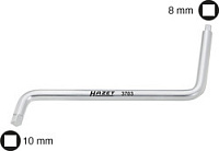 Ключ для масляных пробок 8х10 HAZET 3703